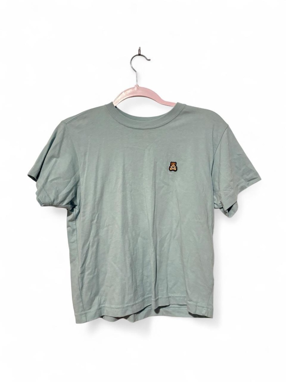 Cute blue cotton Teddy Fresh teddy bear t shirt med